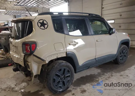 2017 Jeep Renegade Deserthawk 4X4 from USA, damaged, VIN ZACCJBCB2HPF02629